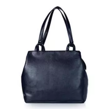 Сумка шопер, отдел на молнии, цвет синий 28х40х15см