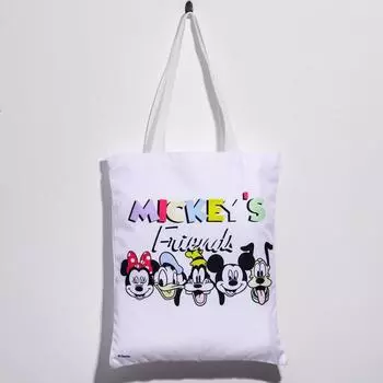 Сумка шоппер "Mickey's friends", Микки и друзья, 31*1*40,5см, отд без молнии, без подклада