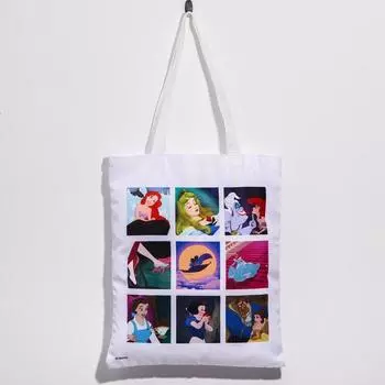 Сумка шоппер Принцессы, 31*1*40,5см, отдел без молнии, без подклада