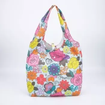 Сумка складная на кнопке, цвет мятный