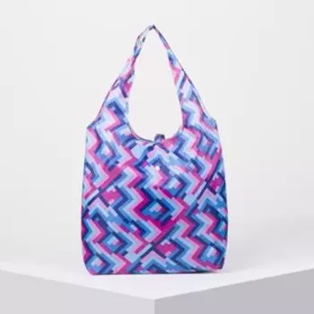 Сумка складная на кнопке, цвет разноцветный