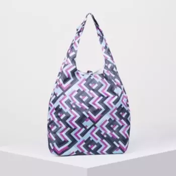 Сумка складная на кнопке, цвет разноцветный