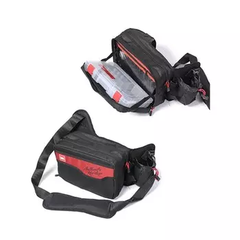 Сумка-слинг рыболов. с короб. Lucky John 20x31x15см