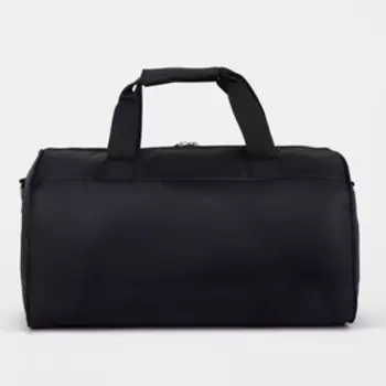 Сумка спортивная на молнии, длинный ремень цвет серый