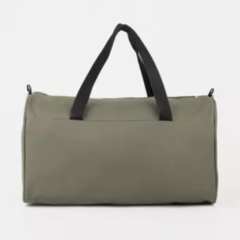 Сумка спортивная на молнии, без подкладки, цвет хаки