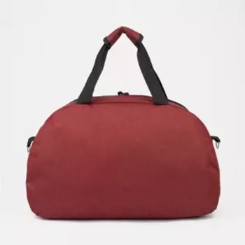 Сумка спортивная на молнии, наружный карман, цвет бордовый