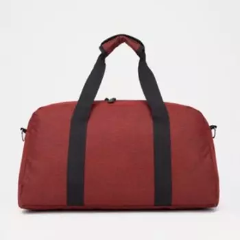 Сумка спортивная на молнии, цвет бордовый