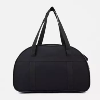 Сумка спортивная на молнии, наружный карман, цвет чёрный/хаки