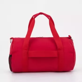 Сумка спортивная на молнии, цвет красный