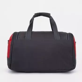 Сумка спортивная на молнии, отдел для обуви, наружный карман, цвет красный