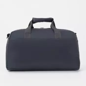 Сумка спортивная на молнии, 2 наружных кармана, средний размер, цвет серый