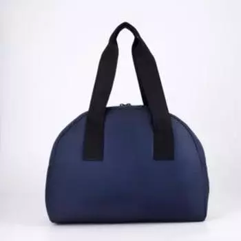 Сумка спортивная на молнии, цвет синий