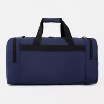 Сумка спортивная на молнии, 2 наружных кармана, цвет синий