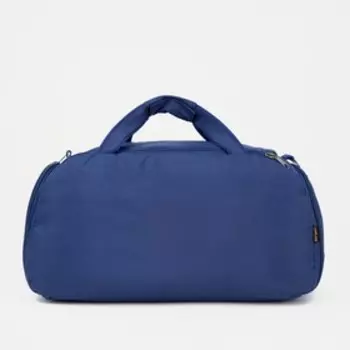 Сумка спортивная на молнии, отдел для обуви, 2 наружных кармана, цвет синий/зелёный