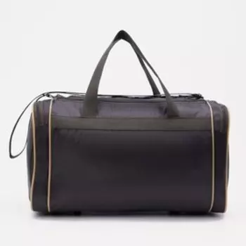 Сумка спортивная на молнии, 3 наружных кармана, цвет зелёный