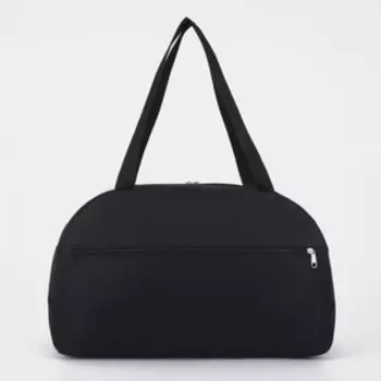 Сумка спортивная на молнии, наружный карман, цвет чёрный/серый/жёлтый