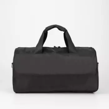 Сумка спортивная на молнии, 3 наружных кармана, длинный ремень, цвет голубой