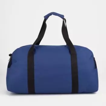Сумка спортивная, отдел на молнии, 3 наружных кармана, длинный ремень, цвет синий