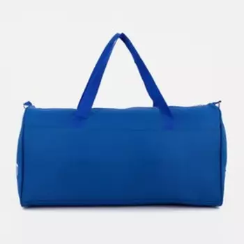 Сумка спортивная на молнии, с длинным ремнём, средний размер, синяя