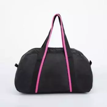 Сумка спортивная, отдел на молнии, наружный карман, цвет чёрный