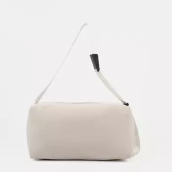 Сумка спортивная отдел на молнии, регулируемый ремень, бежевый