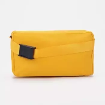 Сумка спортивная отдел на молнии, регулируемый ремень, желтый