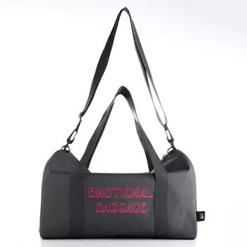 Сумка спортивная женская на молнии TEXTURA, маленький размер, цвет серый