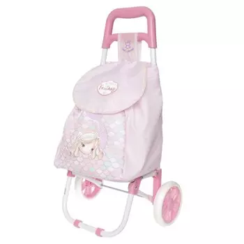 Сумка-тележка для детей на колёсах, текстильная, 66 см, серия «Фантазия океана»