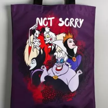 Сумка текстильная «Not sorry», 31 x 40,5 см, отдел без молнии, без подклада