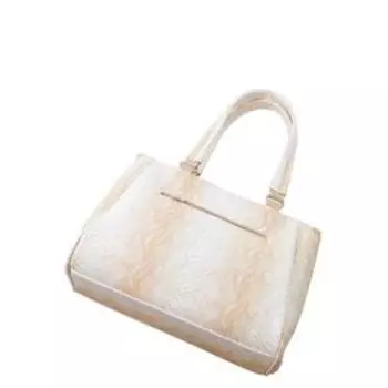 Сумка тоут иск.кожа, отдел на молнии, цвет бежевый 36х16х24