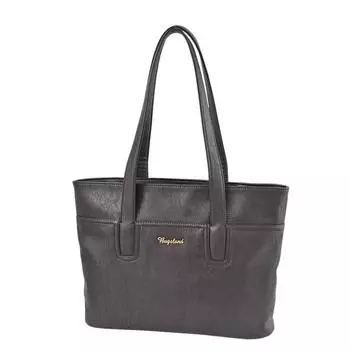 Сумка тоут иск.кожа, отдел на молнии, цвет коричневый 36х10х29см