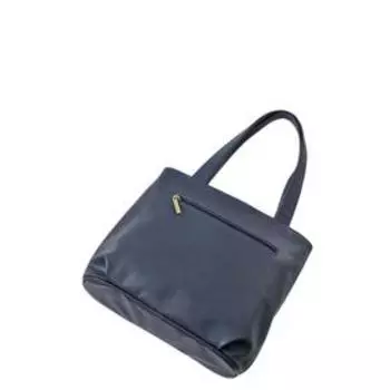 Сумка тоут иск.кожа, отдел на молнии, цвет синий 30х10х28