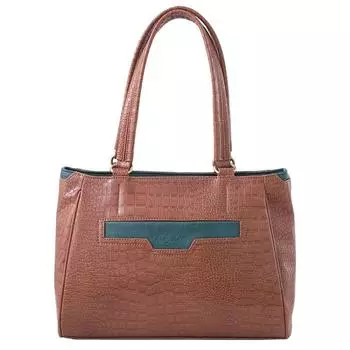 Сумка тоут иск.кожа, отдел на молнии, цвет светло-коричневый 36х16х24