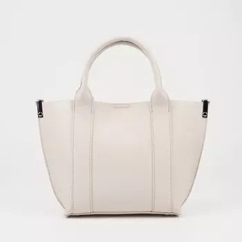 Сумка женская на магните, цвет белый