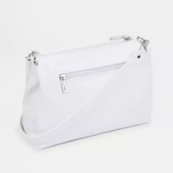 Сумка-тоут на молнии, цвет белый