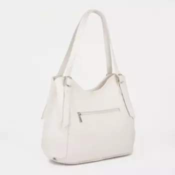 Сумка-тоут "Золотой дождь" на молнии, цвет бежевый