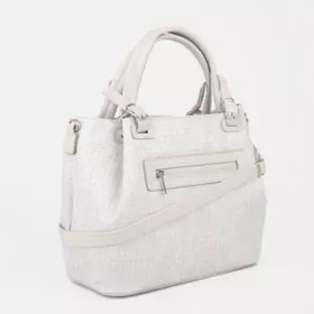 Сумка-тоут на молнии, цвет бежевый