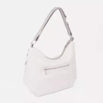 Сумка-тоут на молнии, цвет бежевый