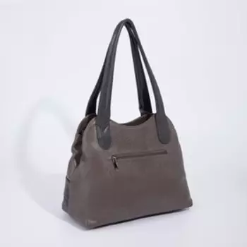 Сумка-тоут на молнии, цвет бежевый