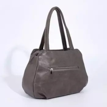 Сумка-тоут на молнии, цвет бежевый