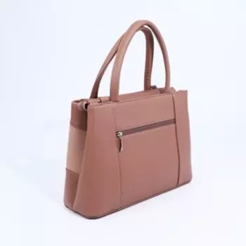 Сумка-тоут "Оливи" на молнии, цвет бежевый