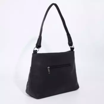 Сумка-тоут на молнии, цвет чёрный