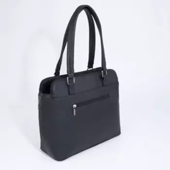 Сумка-тоут на молнии, цвет чёрный