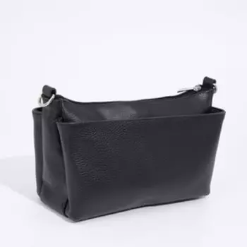 Сумка-тоут на молнии, цвет чёрный