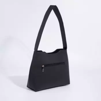 Сумка-тоут на молнии, цвет чёрный