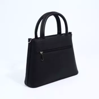 Сумка-тоут "Оливи" на молнии, цвет чёрный