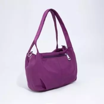 Сумка-тоут на молнии, цвет фиолетовый