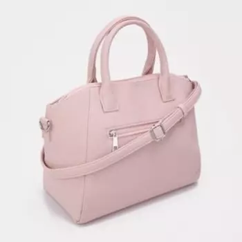 Сумка-тоут Miss Bag на молнии, цвет пудра