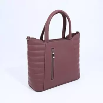 Сумка-тоут "Оливи" на молнии, цвет пудра