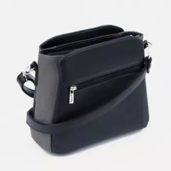 Сумка-тоут на молнии, цвет серый